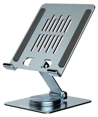 Imagen del producto de Conceptronic THANA09G: Soporte para tablet Conceptronic, 360°, giratorio, con ajuste de altura, color gris