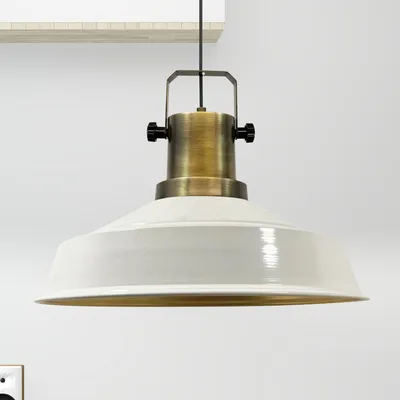Produktbild von Hängelampe Esstisch Asletl Wohnzimmerlampe 41 cm - Weiß