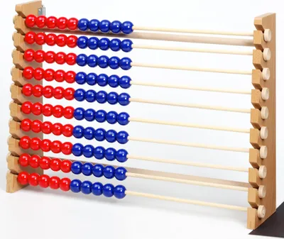 Produktbild von Betzold Demonstrations-Rechengerät, Farbe: rot/blau