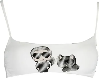 Obrázek produktu pro Dámské plavky KARL LAGERFELD KL22WTP04 Barva: bílá, Velikost: S