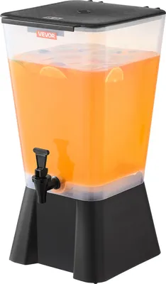 Produktbild von VEVOR Getränkespender (19 L) für Partys, Saftspender aus Kunststoff mit tropfsicherem Zapfhahn Wasserspender für Restaurants Hotels Partys, Limonade Eistee selbstgemachte Getränke Spender