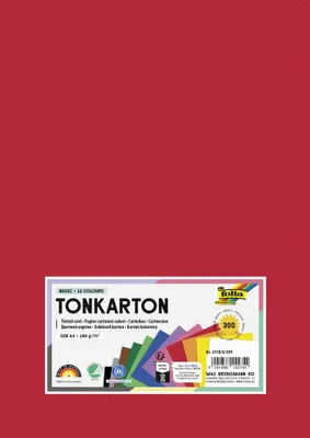 Obrázek produktu pro folia 6118/4/309 folia barevný karton, DIN A4, 180 g/m², 12 barev v sortimentu