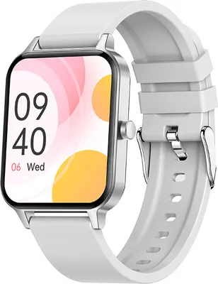 Produktbild von INF Elegante MX8pro Smartwatch: Bluetooth-Anrufe & Fitness-Tracking Silber