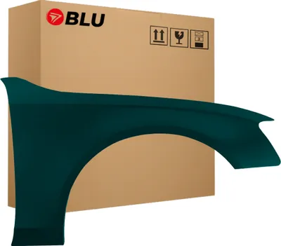 Produktbild von BLU Kotflügel Passend für Audi A4 B8 S4 LZ6E Rechts Grün TiefGrün CambridgeGrün | 2011-2015 | Vorderseite Vorne | Lackiert | Einbaufertig