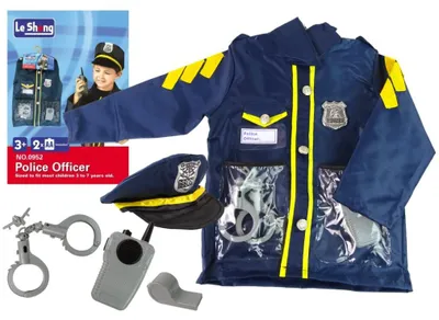 Obrázek produktu pro Policista Převlek Kostýmní doplňky Odznak Karneval
