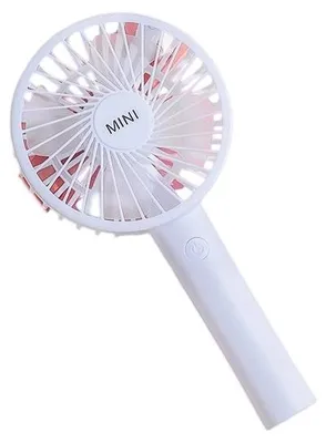 Obrázek produktu pro Malý ruční ventilátor, přenosný ruční ventilátor, dobíjecí ruční ventilátor pro osobní použití, malý ruční ventilátor s baterií, mini ruční ventilátor, dobíjecí cestovní ventilátor