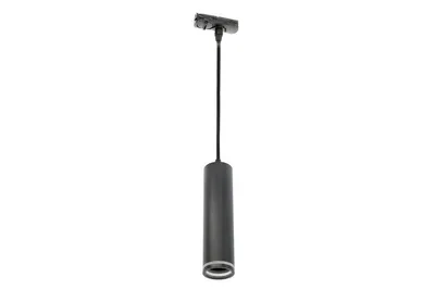 Produktbild von GTV - Leuchte für 1-phasige Sammelschiene, SOLIS 2, 55x210mm, GU10, max. 20W,max. 250V, 50/60Hz, IP20, schwarz