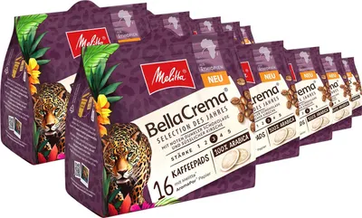 Produktbild von Melitta BellaCrema Selection des Jahres Kaffeepads für Padmaschinen, 5er / 10er