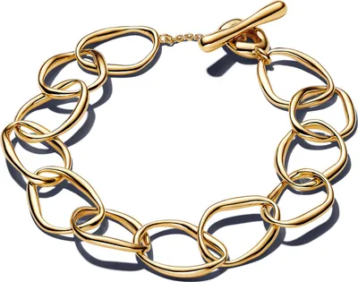 Produktbild von PANDORA Essence Damenarmband, vergoldet, organisch geformt