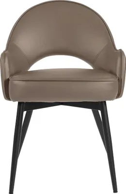 Produktbild von 4er-Set Diana | Hotel Stuhl | Taupe | Leder