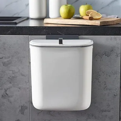 Obrázok produktu pre Kuchynský odpadkový kôš 10 l, na montáž na stenu, vodotesný, do kuchyne a na kempovanie
