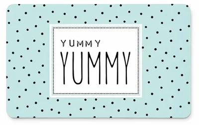 Produktbild von PPD Yummy Yummy D@H Tray, Frühstücksbrettchen, Brettchen, Frühstück, Resopal, Petrol / Türkis, 14.3 x 23.3 cm, 586002078
