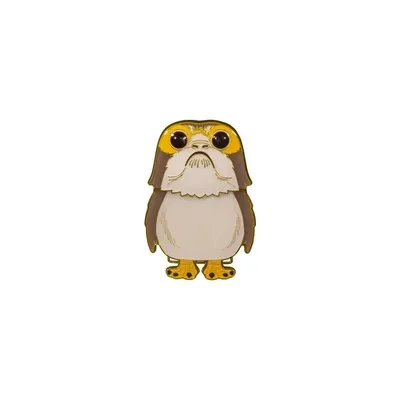 Produktbild von Funko Star Wars POP! Pin Ansteck-Pin Porg 10 cm