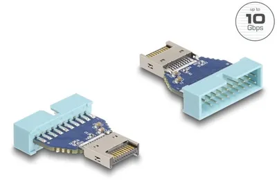 Immagine prodotto di Delock 67130 DELOCK USB 10 Gbps Adapter Pfostenstecker zu intern USB-E
