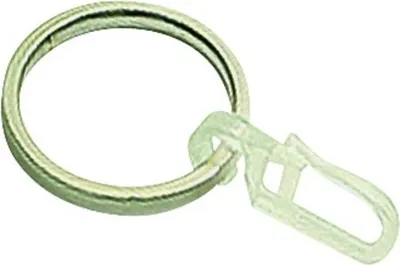 Produktbild von Gardinenring für Gardinenstange edelstahl-optik Ø 16/19 mm 6 Stk.