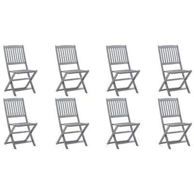 Produktbild von VidaXL 3078299, Terrasse, Gepolsterter Sitz, Akazienholz, Rot, Polyester, 485 mm