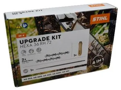 Produktbild von STIHL Hexa KIT 4, 2x Sägekette 3/8" 1,6mm RAPID HEXA 72 TG + Feile - 31320074702