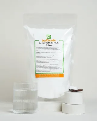 Produktbild von 500 g L-Ornithin | Pulver | Nahrungsergänzung | Buxtrade