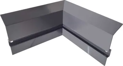 Produktbild von Renoplast Aluminium Sockelprofil C2 Sockelleiste, Sockelecke Innen 90°, Graphit