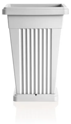 Image de BAMA Pot de fleurs PIRAMIDE 50L, blanc