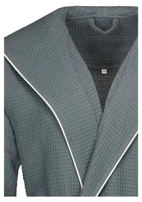 Produktbild von Bademantel für Herren mit Kapuze aus Flanell