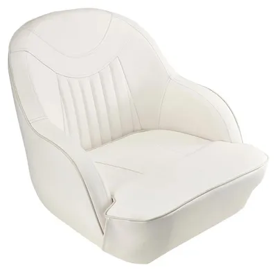 Zdjęcie produktu dla Fotel ergonomiczny do łodzi/jachtu wodoodporny imitacja skóry  biały