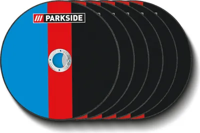 Produktbild von PARKSIDE® Trennscheiben-Set zu Metalltrennschneider »PMTSZ 6 A1«