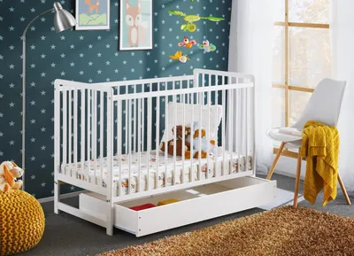 Produktbild von Kinderzimmer Bett Einrichtung Design Moderne Babybett Neu Luxus Holz Möbel