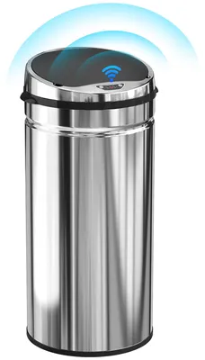 Produktbild von HOMCOM Sensor Mülleimer 42L, Elektrisch Automatischer Abfalleimer mit Deckel