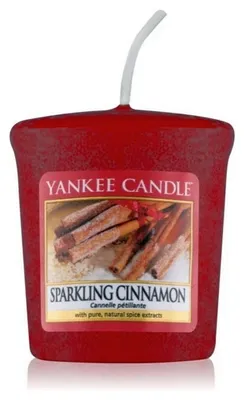 Image de BOUGIE YANKEE Bougie étincelante à la cannelle 49g votive