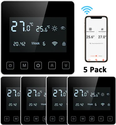 Produktbild von 5X SWAREY WIFI Raumthermostat Programmierbar Thermostat FußBodenheizung