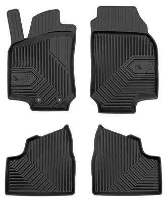 Image de Tapis de sol en caoutchouc pour Opel Astra G 1998-2009 (break) – 4 pièces, noirs, sur mesure