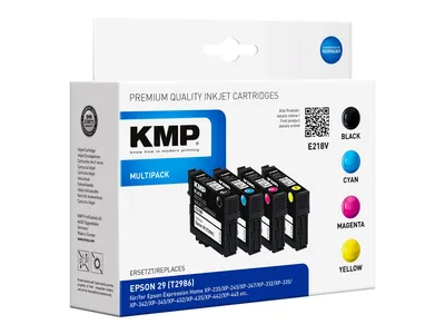 Produktbild von KMP E218V Multipack BK/C/M/Y kompatibel mit Epson T 2986