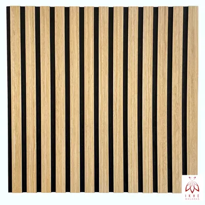 Produktbild von Leichte Lamellen 3d Paneele 1mm Echtholz 9mm Filz Wandpaneele Deckenpaneele Dekoren 11000A