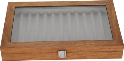 Productafbeelding van Houten fontein pen -display case organisator walnut - Pen organisator box voor winkel of Thuis geweldig