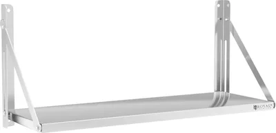 Produktbild von Expondo Royal Catering Wandbord - klappbar - 100 x 30 cm - 40 kg - Edelstahl