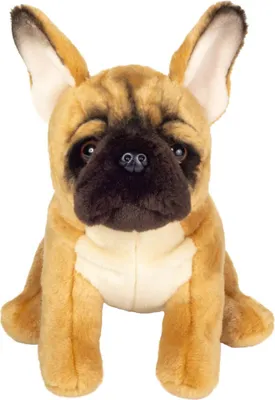 Produktbild von Teddy Hermann 91987 Französische Bulldogge 27 cm, Sonderedition Lieblingshunde, Kuscheltier, Plüschtier mit recycelter Füllung