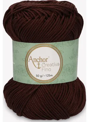 Productafbeelding van Anchor Creativa Fino – katoenen garen voor haakwerk (kleur 00162)