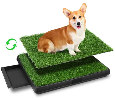 Productafbeelding van Sailnovo Hondenwc, Hondenpotje, Puppytoilet, Trainingsmat met kunstgras