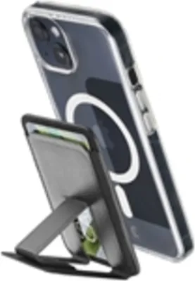 Produktbild von Cellularline Pocket Stand Mag, Kartenhalter, Schwarz, Universal, MagSafe, 6 mm, 66 mm