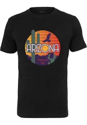 Image de T-shirt pour homme Mr. Tee, modèle "American Life Arizona", couleur noire - taille XS