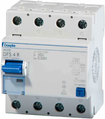 Image de DOEPKE DFS4 025-4/0,03-A R Disjoncteur différentiel 025-4/0,03-A R (9124911)