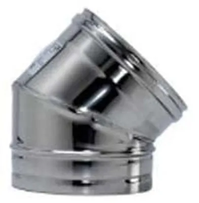Immagine prodotto di Gomito A 45° Acciaio Inox Aisi 304 Monoparete Spessore Mm.0,5 - ø mm.250
