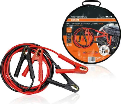 Produktbild von OSRAM STARTER CABLE 700A Starthilfekabel Benzin- & Dieselmotoren 12/24V 3,5m