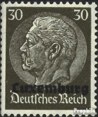 Produktbild von Briefmarken Luxemburg (Dt.Bes.2.WK.) 1940 Mi 11 postfrisch Hindenburg