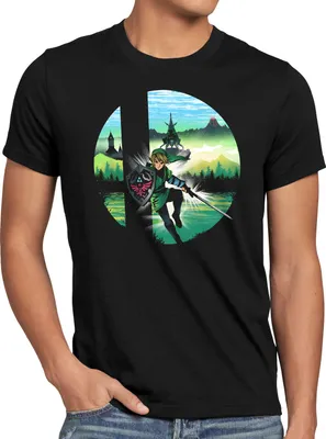 Produktbild von style3 Smashing Link Herren T-Shirt gamer smash