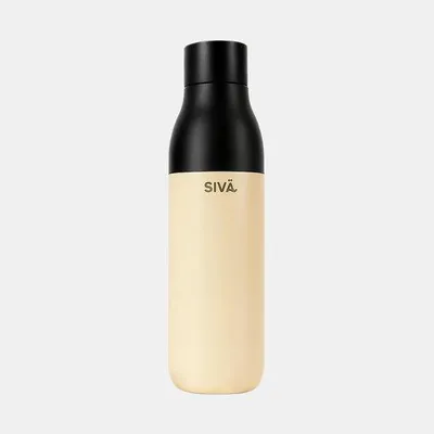 Productafbeelding van Geïsoleerde Waterfles 740 ml Roestvrij Staal - Thermosfles Beige