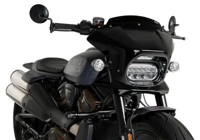 Image de PUIG 21325N Fury pour HARLEY DAVIDSON SPORTSTER S RH1250S Noir