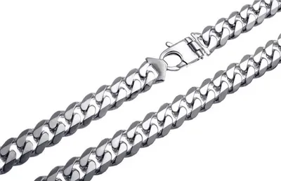 Produktbild von SILBERKETTEN STORE Panzerkette 14mm - 925 Silber, Länge wählbar von 40-100cm - 80cm