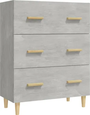 Obrázek produktu pro vidaXL Příborník betonový šedý 70x34x90 cm odvozený výrobek ze dřeva